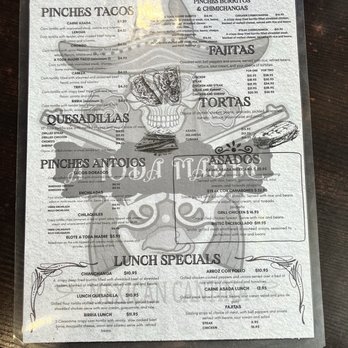 A Toda Madre Cantina - Menú - Mexican Near Me - Charlotte, North Carolina