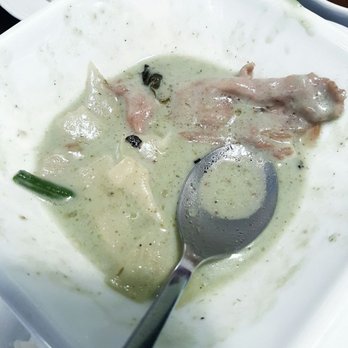 Mai Thai Cuisine - Green curry had a bright green colour - not normal! - Thai Near Me - Niagara Falls, Ontario Mai Thai Cuisine - Green curry had a bright green colour - not normal! - Thai Near Me - Niagara Falls, Ontario