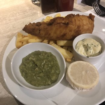 fish! - Fish(halibut) n chips. With mushy peas. Excellent! - Fish & Chips Near Me - London, XGL fish! - Fish(halibut) n chips. With mushy peas. Excellent! - Fish & Chips Near Me - London, XGL