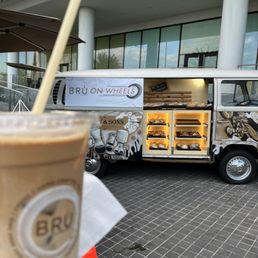 Bus and latte