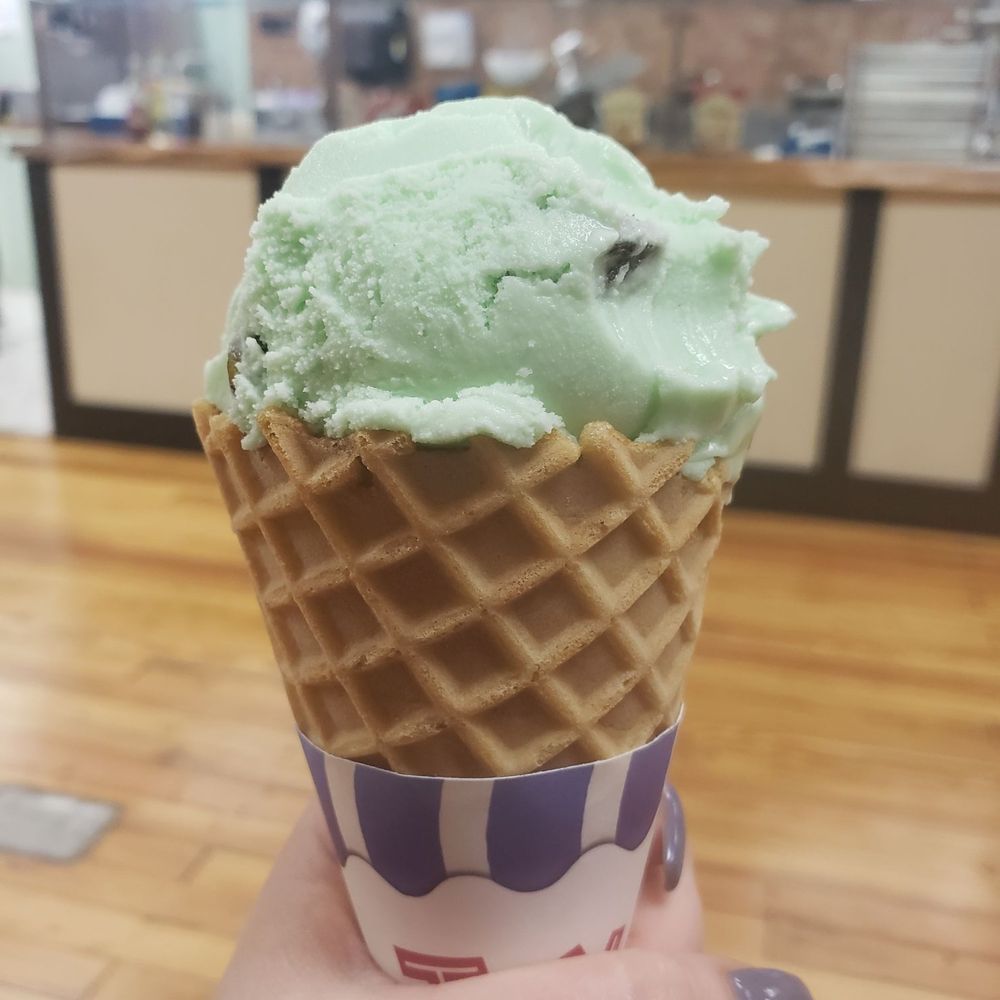 Danville Dips - Pistachio ice cream in a waffle cone - Ice Cream & Frozen Yogurt Near Me - Danville, Indiana Danville Dips - Pistachio ice cream in a waffle cone - Ice Cream & Frozen Yogurt Near Me - Danville, Indiana