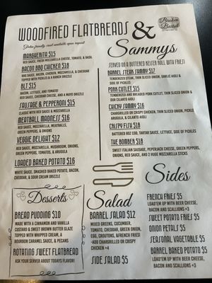 Menu photo 4 Broken Barrel Bar And Grill Middletown, OH