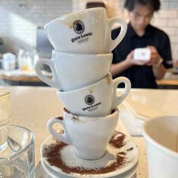 Gute Leute - Aesthetically pleasing photo of our espresso cups ft. Dimas - Coffee & Tea Near Me - Arlington, Virginia Gute Leute - Aesthetically pleasing photo of our espresso cups ft. Dimas - Coffee & Tea Near Me - Arlington, Virginia