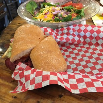 Jonny B's Brickhouse - Italian Sandwich w/ salad - Pizza Near Me - Jamestown, North Dakota Jonny B's Brickhouse - Italian Sandwich w/ salad - Pizza Near Me - Jamestown, North Dakota