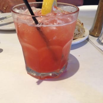 Grounds Restaurant - Blood orange vodka, pineapple juice, sugar and a splas of cranberry juice - New American Near Me - Murphys, California