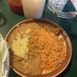 El Zarape de Antonio - Rice and beans