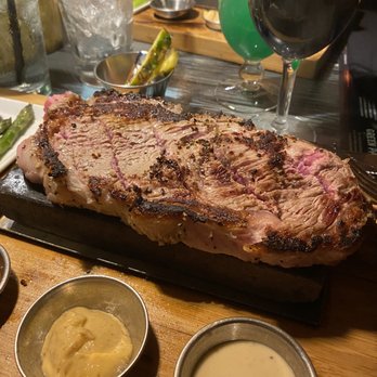 Hot Rocks - New York strip steak - New American Near Me - Wisconsin Dells, Wisconsin Hot Rocks - New York strip steak - New American Near Me - Wisconsin Dells, Wisconsin