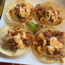 4 Shrimp Tacos