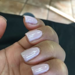 This is a gel manicure? You can see my old red gel polish, uncut cuticles. This is a gel manicure? You can see my old red gel polish, uncut cuticles.