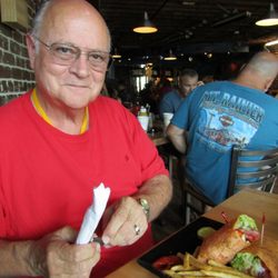 Wet Willie's Franchise - Tom and his wrap sandwhich