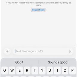 Confirmation text after phone call Confirmation text after phone call