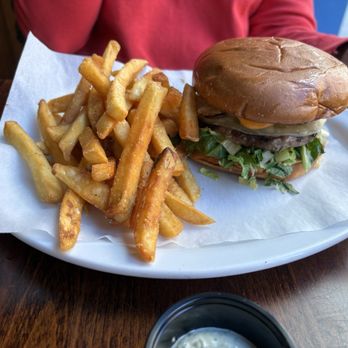 Democracy Brewing - DB's Ultimate Burger - American Near Me - Boston, Massachusetts