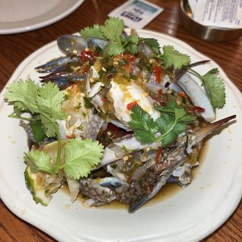 Fish Cheeks - Marinated raw crab - Thai Near Me - Brooklyn, New York