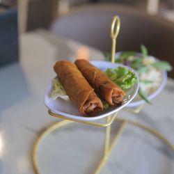 The tasty eggrolls!