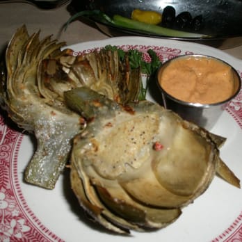The Hitching Post 2 - artichoke w/ aioli and "magic dust" - Steakhouses Near Me - Buellton, California The Hitching Post 2 - artichoke w/ aioli and "magic dust" - Steakhouses Near Me - Buellton, California