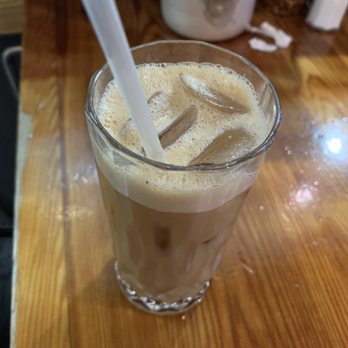 When Pigs Fly Pizzeria - White Russian chai latte - Pizza Near Me - Kittery, Maine When Pigs Fly Pizzeria - White Russian chai latte - Pizza Near Me - Kittery, Maine