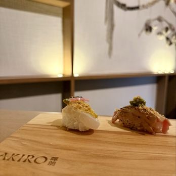 Akiro - Scallop and toro nigiri - Japanese Near Me - Chicago, Illinois