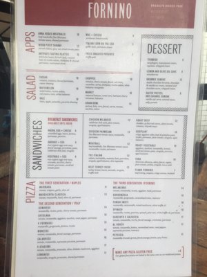 Menu photo 6 Fornino Brooklyn, NY