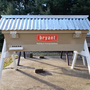 Marcus Heating & Air Conditioning - Finished building a new top bar bee hive,  sponsored by Bryant. - Heating & Air Conditioning/HVAC Near Me - Dahlonega, Georgia
