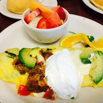Eggs N Things - Three egg omelet with Carnitas, pretty good! - Breakfast & Brunch Near Me - Valencia, California Eggs N Things - Three egg omelet with Carnitas, pretty good! - Breakfast & Brunch Near Me - Valencia, California