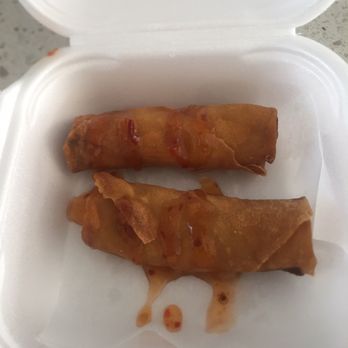 Chef Sushi - Complimentary spring rolls - such amazing customer service! - Japanese Near Me - Langley, British Columbia