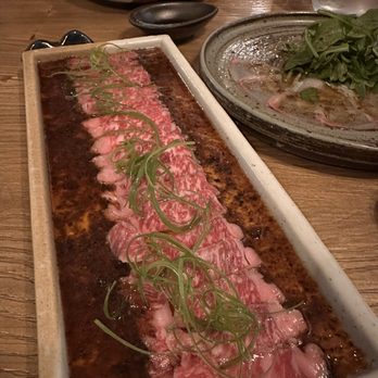 Muni Robata - A5 JP Wagyu Tataki - Japanese Near Me - Toronto, Ontario