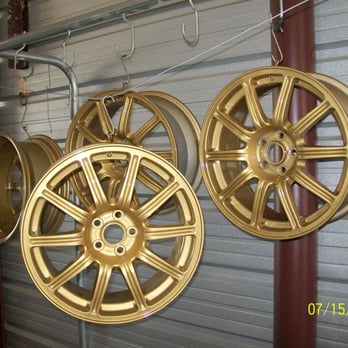SJS Industrial - These wheels were done in a color called Vegas Nutmeg. - Powder Coating Near Me - Virginia Beach, Virginia SJS Industrial - These wheels were done in a color called Vegas Nutmeg. - Powder Coating Near Me - Virginia Beach, Virginia