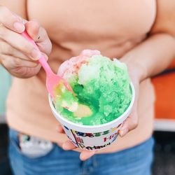 Hokulia Shave Ice - Get ice cream in the middle!!!!!!