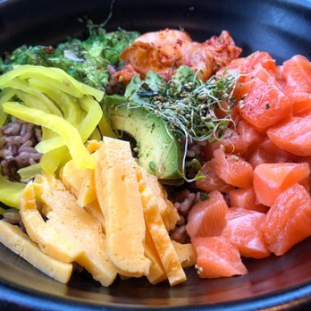 Buntopia - RB1. Sashimi Salmon Bowl - Asian Fusion Near Me - Brooklyn, New York