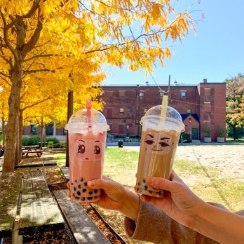 Bobaface - Ana(strawberry milk tea) + Gustave! - Bubble Tea Near Me - Philadelphia, Pennsylvania Bobaface - Ana(strawberry milk tea) + Gustave! - Bubble Tea Near Me - Philadelphia, Pennsylvania