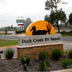 Duck Creek RV Resort - Michigan Adventure in walking distance.