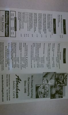 Menu photo 8 Abraham Bagel Cafe Encino, CA