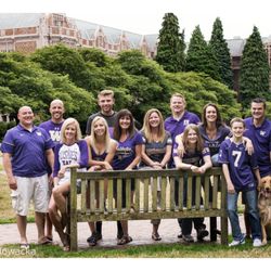 Anita Nowacka Photography - Celebrating graduation, family, love for one another, and their shared passion for the Washington Huskies at the University of Washington ca