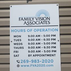 Family Vision Associates - Hours