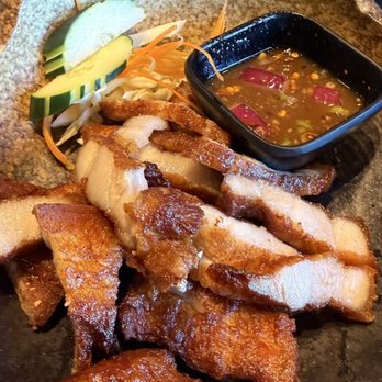Siam Station - Moo Tod Nam Pla is a must order - Thai Near Me - Cerritos, California