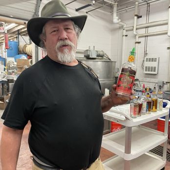 Left Turn Distillery - Brian the owner giving us the tasting and tour. - Mexican Near Me - Albuquerque, New Mexico