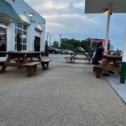 The Service Station - Outdoor seating area