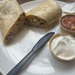 Red Cedar Espresso - Bacon breakfast burrito