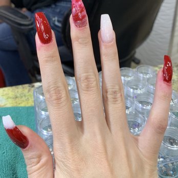 Nails by Lidia - Nails by Lidia before Swarovski crystals - Nail Technicians Near Me - Poinciana, Florida