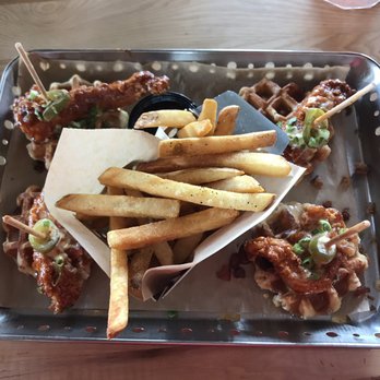 Chili's - My chicken and waffles - Bars Near Me - Orem, Utah