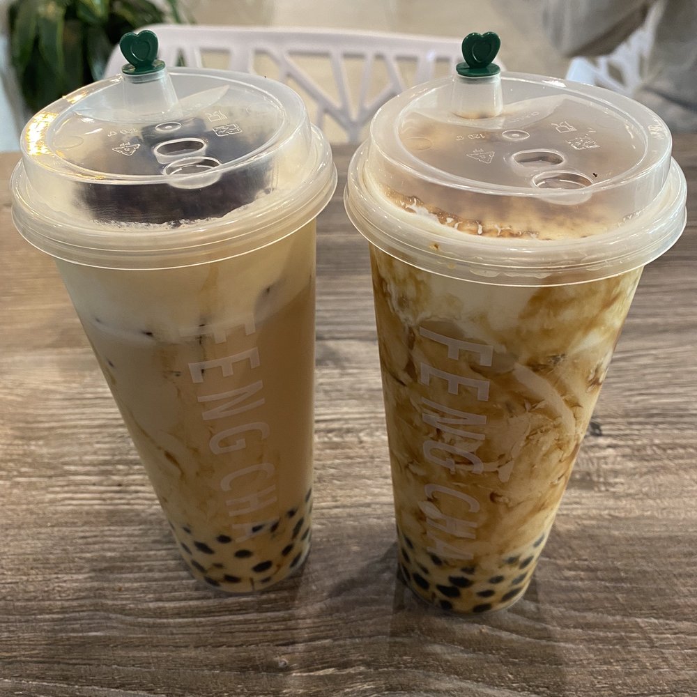Feng Cha - Milpitas - B4. Oreo Cheese Milk Tea & B2. Dirty Boba Milk Tea - Desserts Near Me - Milpitas, California Feng Cha - Milpitas - B4. Oreo Cheese Milk Tea & B2. Dirty Boba Milk Tea - Desserts Near Me - Milpitas, California