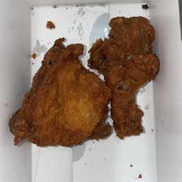 Two piece meal. Fried chicken