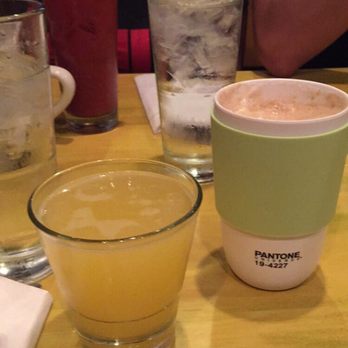 The Bongo Room - Soy latte and mango orange mimosas an amazing brunch pair - New American Near Me - Chicago, Illinois
