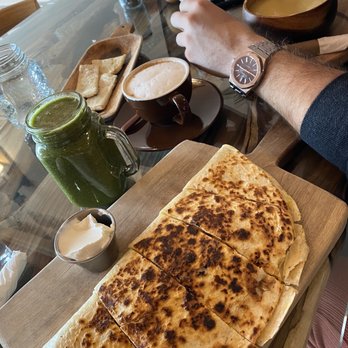 The Roaster Cafe - Chicken Avocado Quesadilla Traditional Lentil Soup Cappuccino Green Monster Smoothie - Breakfast & Brunch Near Me - Mamaroneck, New York The Roaster Cafe - Chicken Avocado Quesadilla Traditional Lentil Soup Cappuccino Green Monster Smoothie - Breakfast & Brunch Near Me - Mamaroneck, New York