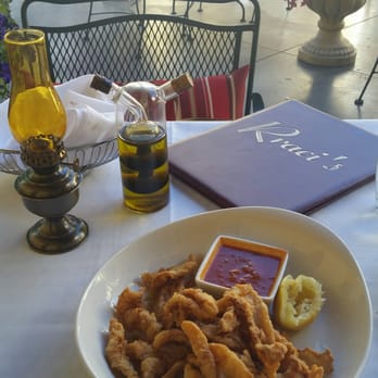 Rraci's Restaurant - Calamari is one of a kind. I'd like a larger dipping sauce - Italian Near Me - Brewster, New York Rraci's Restaurant - Calamari is one of a kind. I'd like a larger dipping sauce - Italian Near Me - Brewster, New York
