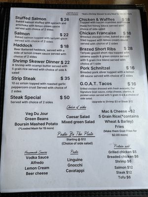 Menu photo 2 Angry Goat DuBois, PA