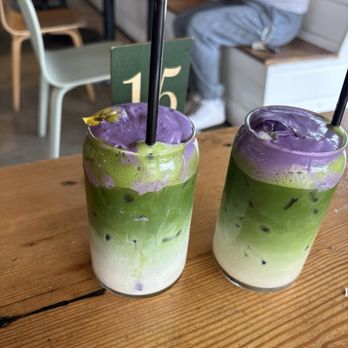 Lazy Dough - Ube Matcha Latte - Breakfast & Brunch Near Me - Long Beach, California