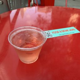 Sparkling rose. Sparkling rose.