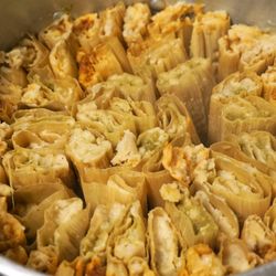 Martha’s Tortillas - Pork, chicken, beans, green pepper and cheese tamales. We also have sweet tamales.