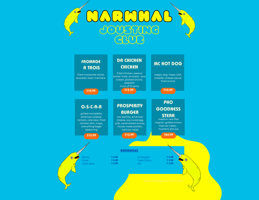 Narwhal Jousting Club by null